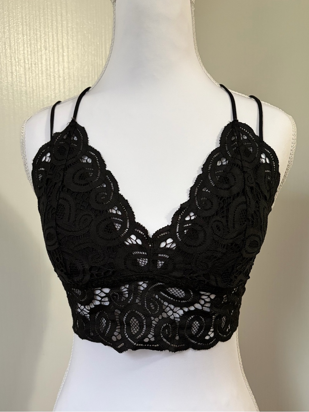 Black Victoria Secret Pink Lace Bralette